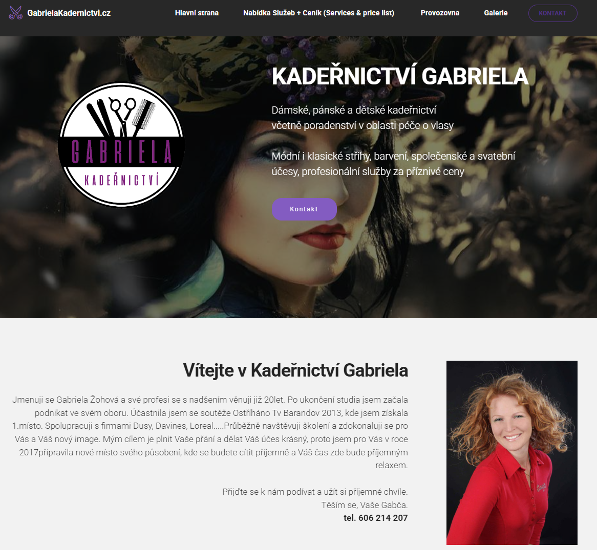 Kadeřnictví Gabriela